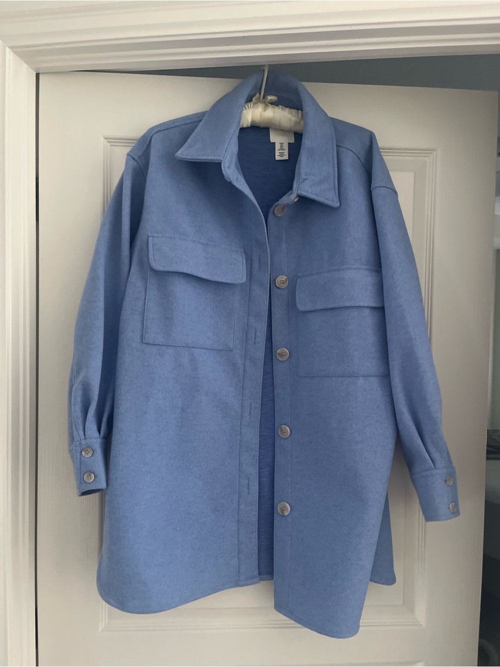 H&M Oversized Button-Up Shacket Jacket